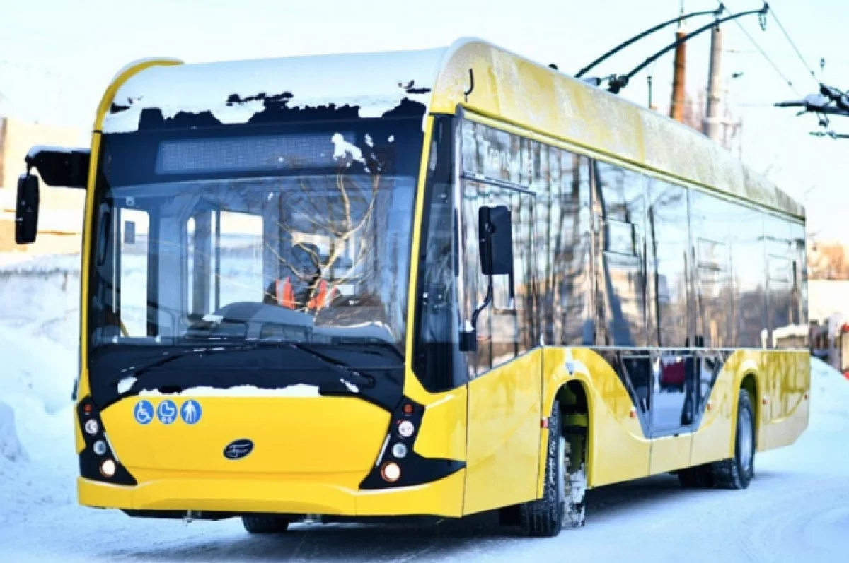 Новый транспорт зимой появился на улицах Ярославля. 