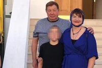 Галина Морозова с мужем и сыном. 