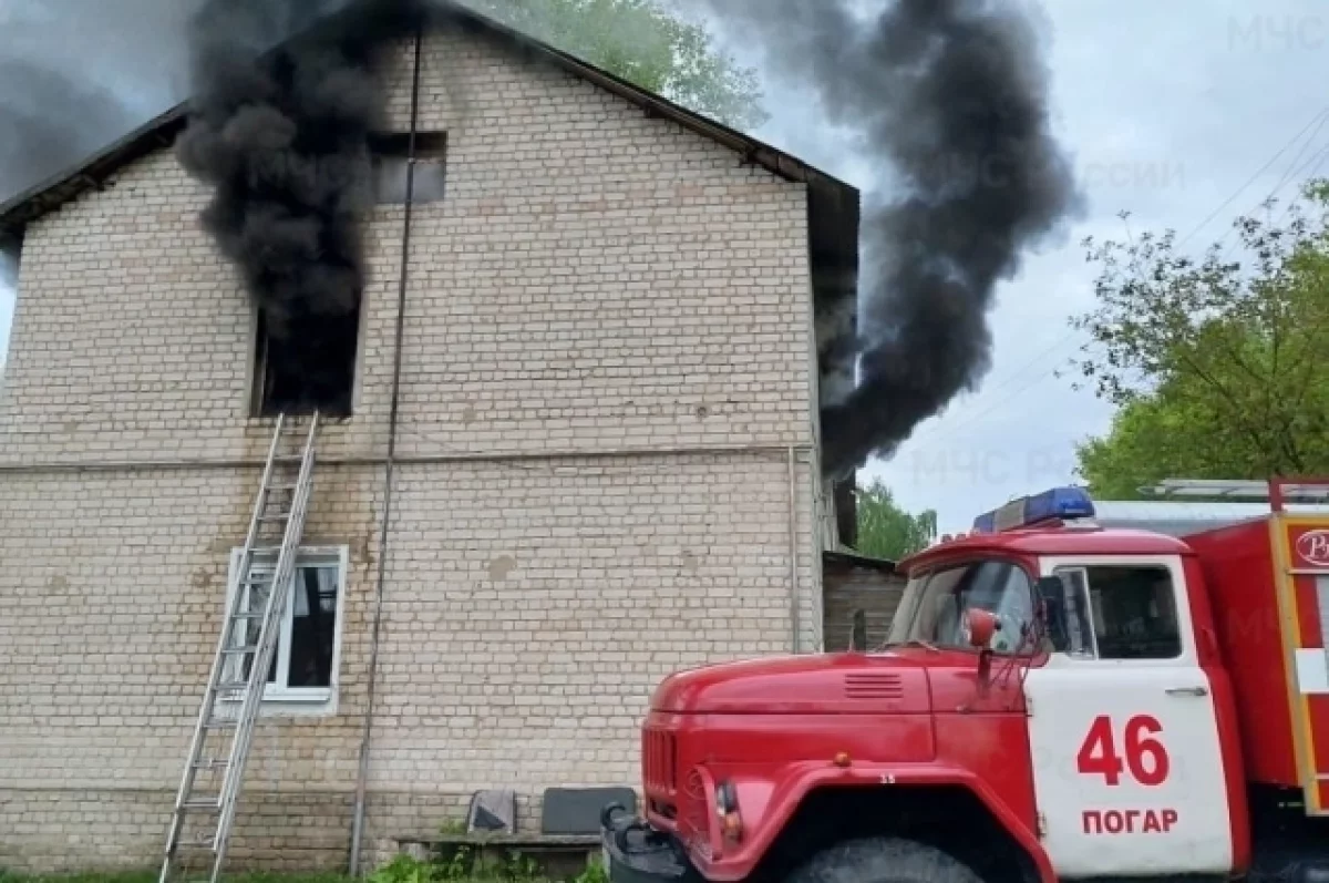 На ночном пожаре в брянском селе Андрейковичи погибла пожилая женщина