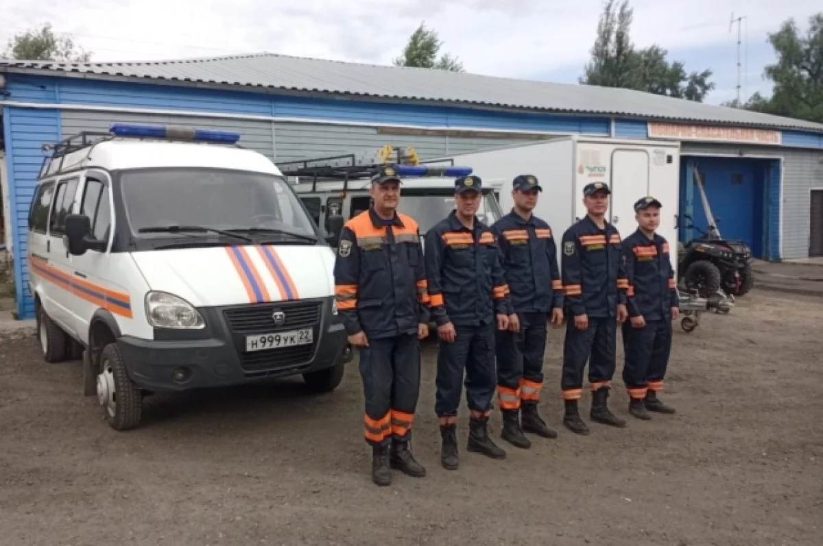 В микрорайоне Барнаула развернут группу спасателей на случай паводка