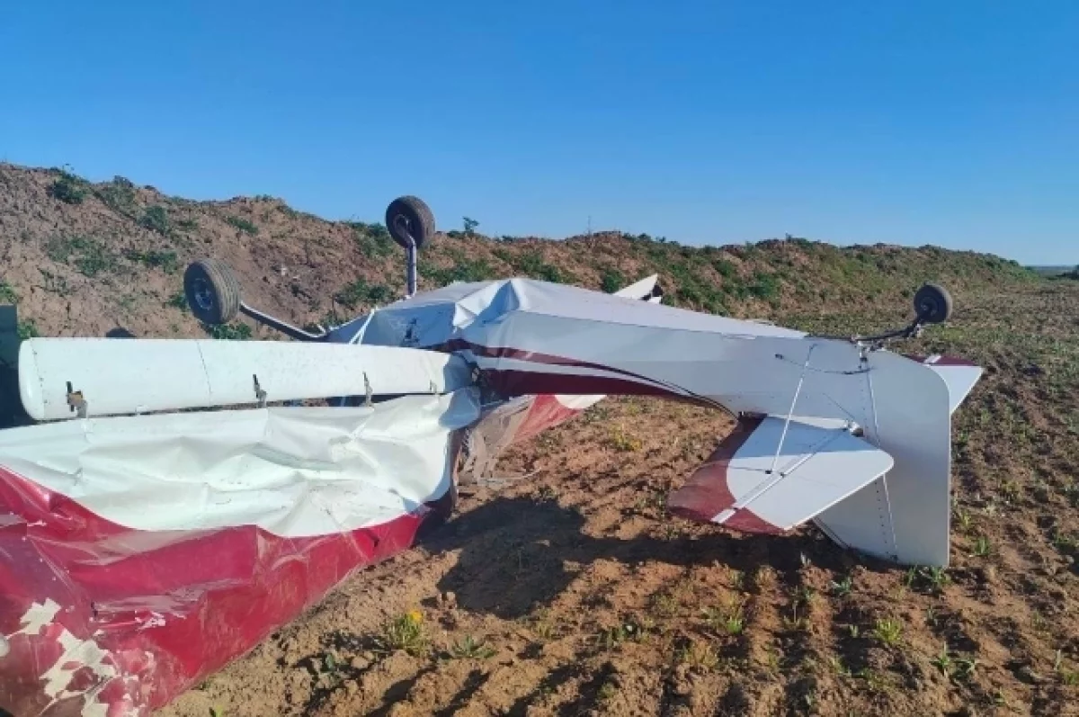 Во Владимирской области при падении самодельного самолета погиб пилот