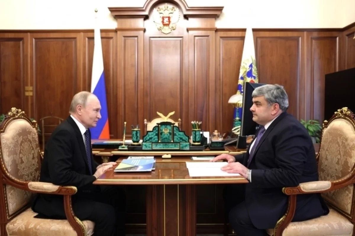 В Кремле проходит встреча Путина с главой Кабардино-Балкарии Коковым