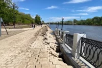 В 2,3млрд рублей встанет ремонт разрушенной паводком набережной в Оренбурге.