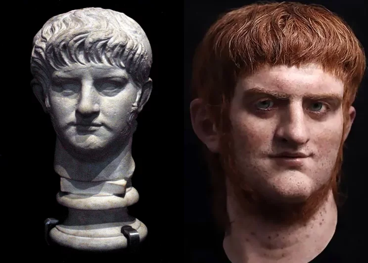 Реконструкция лица императора Нерона, правивший Римской империей с 54 по 68 гг. н.э.