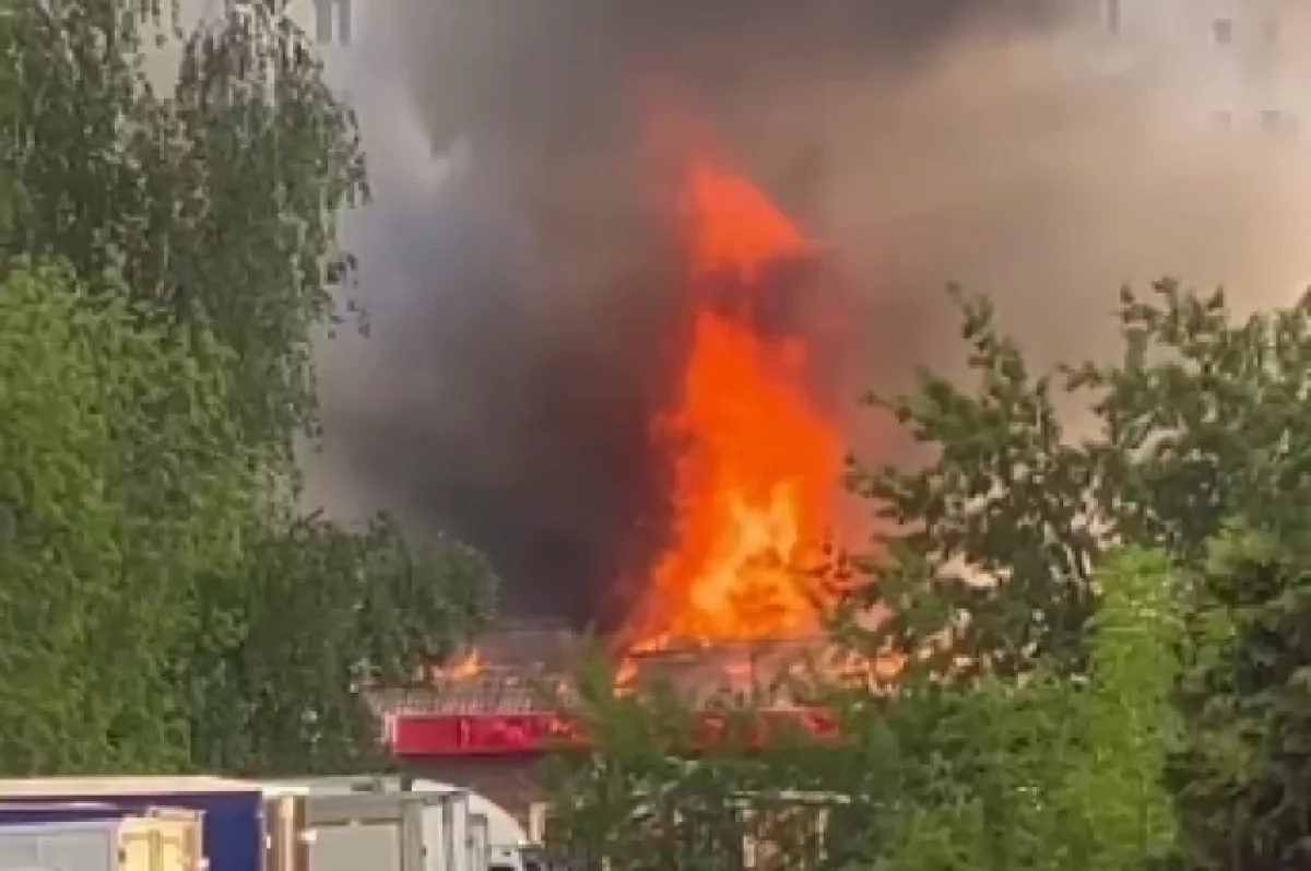 В ресторане на юго-востоке Москвы произошел пожар