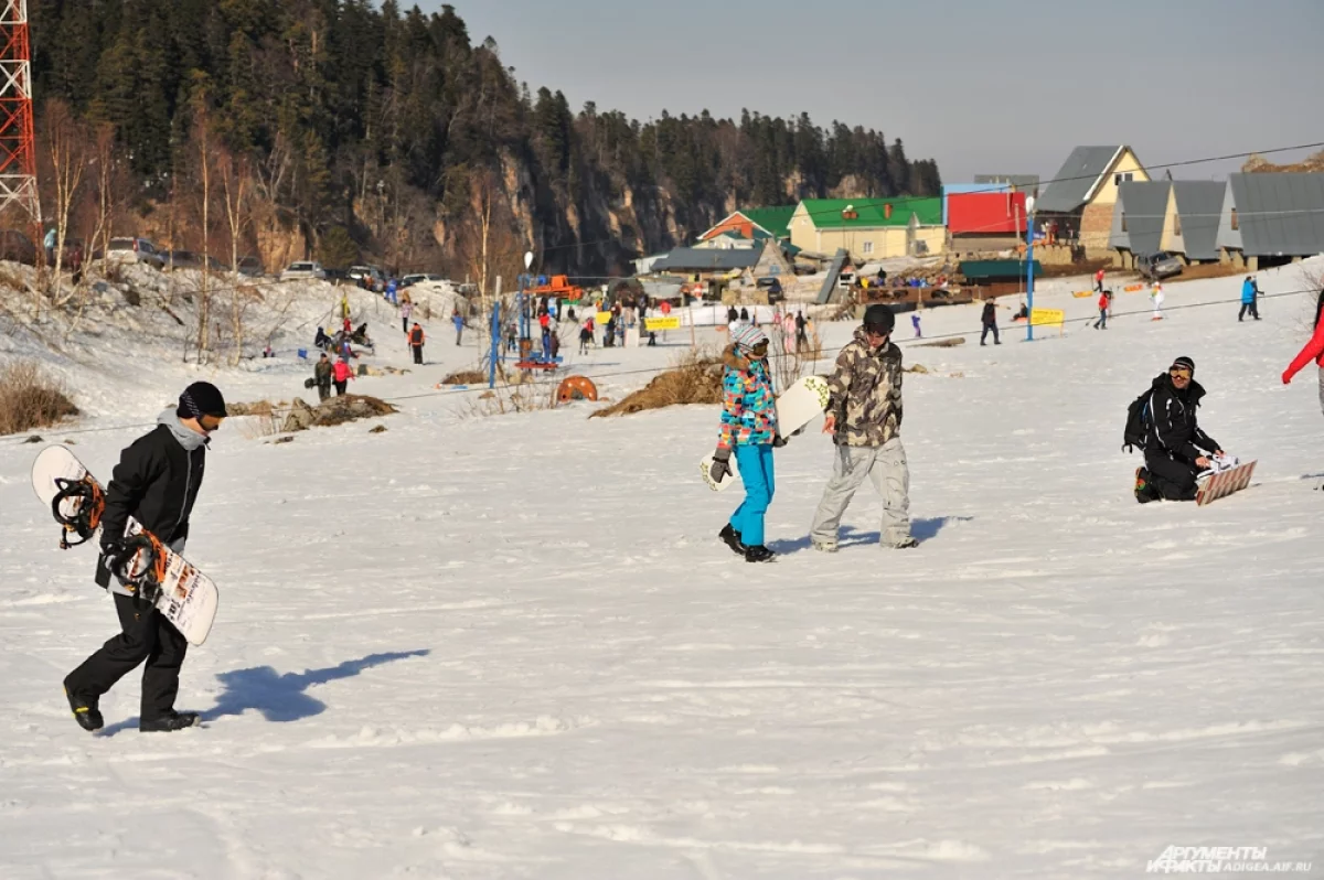 Путин поручил выделить средства на развитие горнолыжного курорта в Адыгее