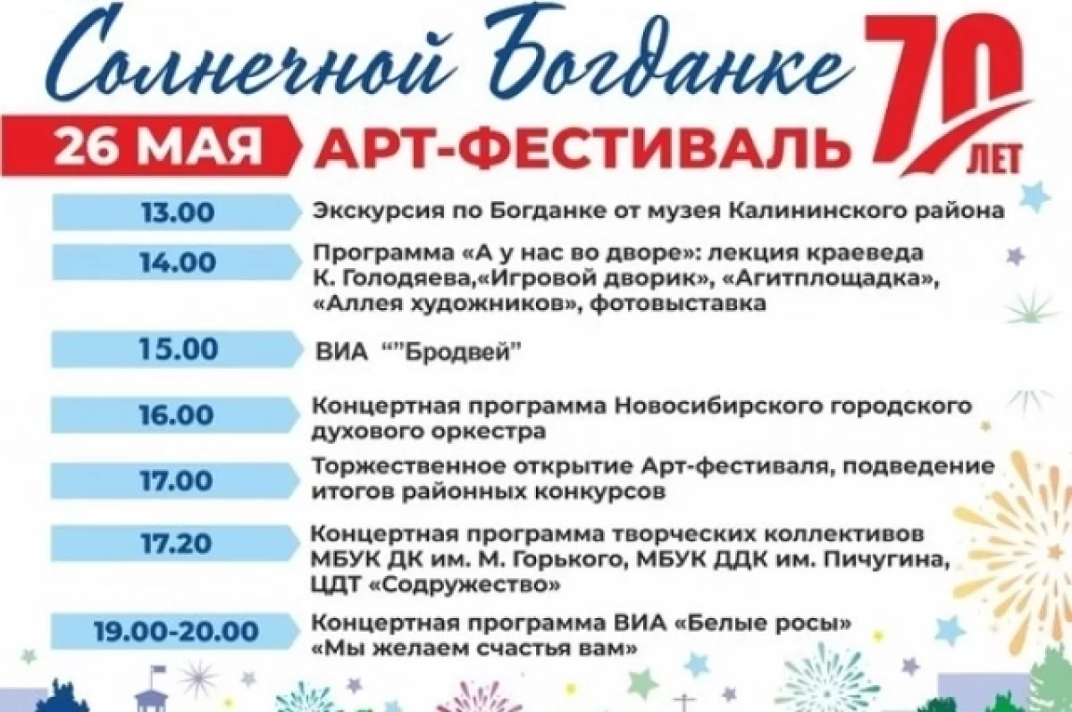 В Новосибирске пройдет праздник в честь 70-летия улицы Богдана Хмельницкого  | АиФ Новосибирск