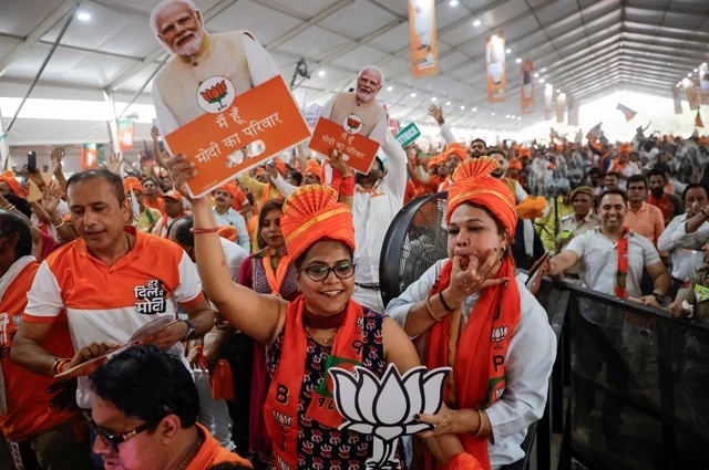Индийцы любят премьер-министра Моди – на предвыборных акциях его партии всегда аншлаг.