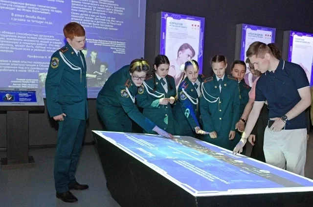 Посетители выставки становятся участниками исторических событий.