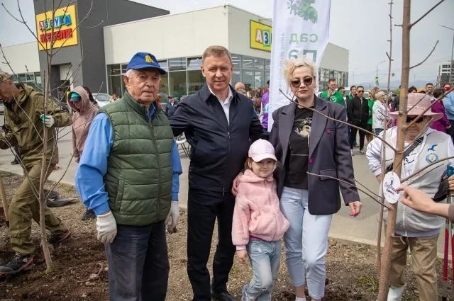 Каждое дерево символизирует память об ушедшем герое.