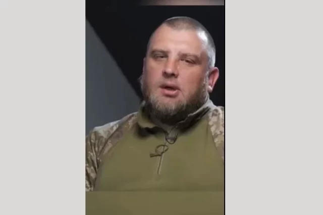Член нацистской украинской организации «Правый сектор»* Борис Овчаров.