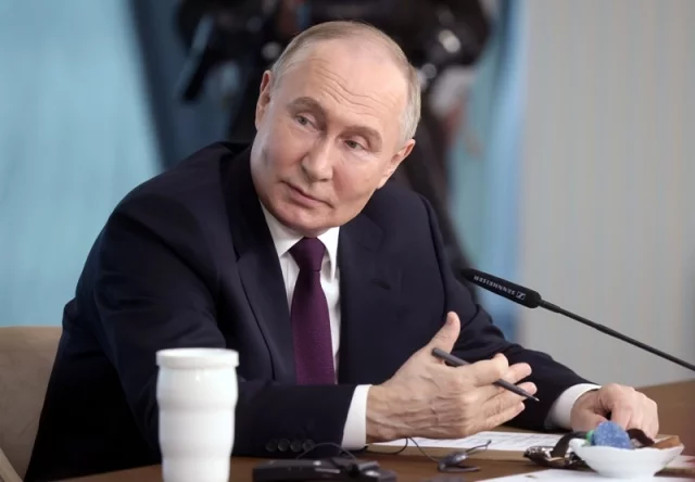 Владимир Путин на встрече с руководителями международных информационных агентств. 5 июня 2024.