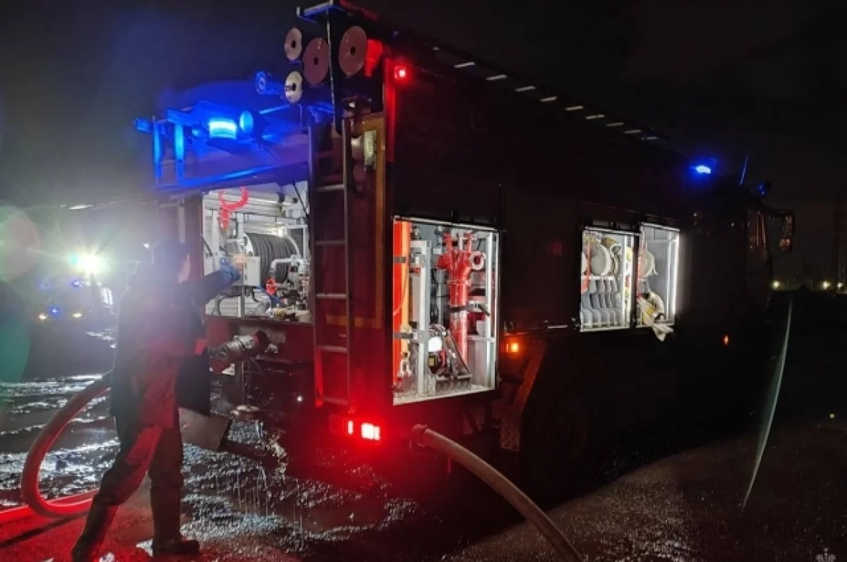 Сотрудники МЧС спасли 12 человек на ночном пожаре в Брянске