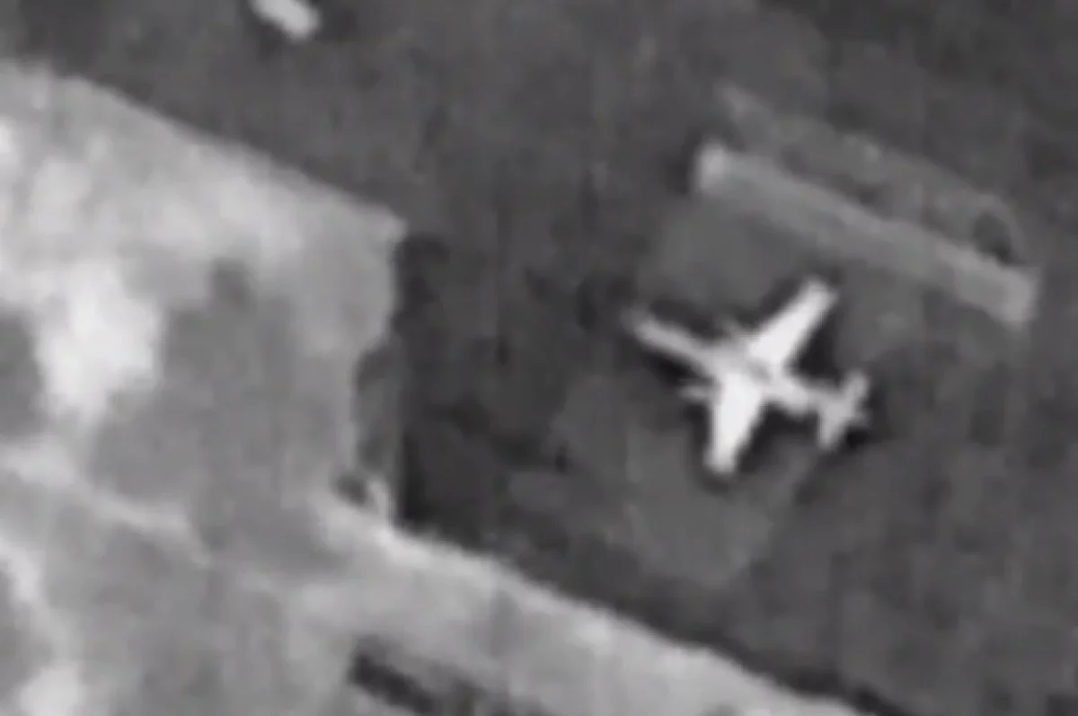 МО показало кадры уничтожения украинского Су-25 в Днепропетровской области