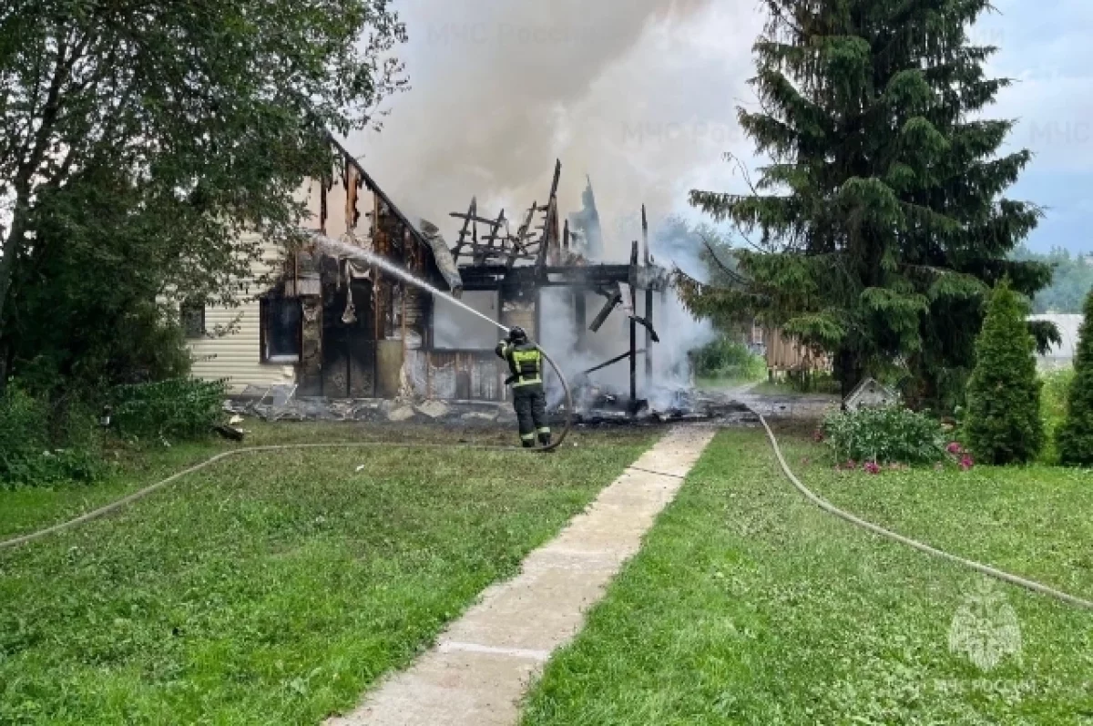 В Боровском районе Калужской области потушили пожар | АиФ Калуга