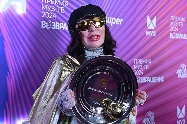 Жанна Агузарова на МУЗ-ТВ-2024.