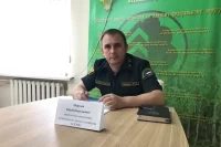 На фото заместитель начальника Департамента лесного хозяйства по ЮФО Юрий Морозов.