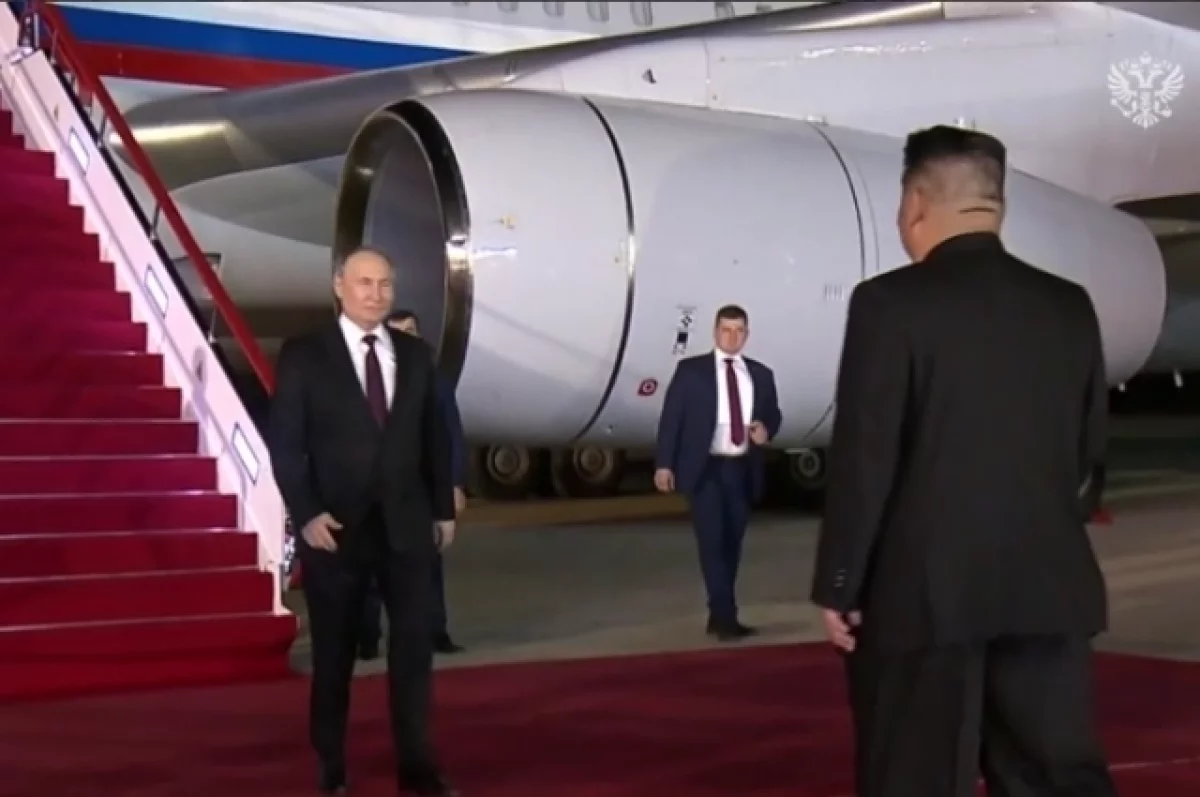 Путин выразил Ким Чен Ыну благодарность за встречу на территории аэропорта