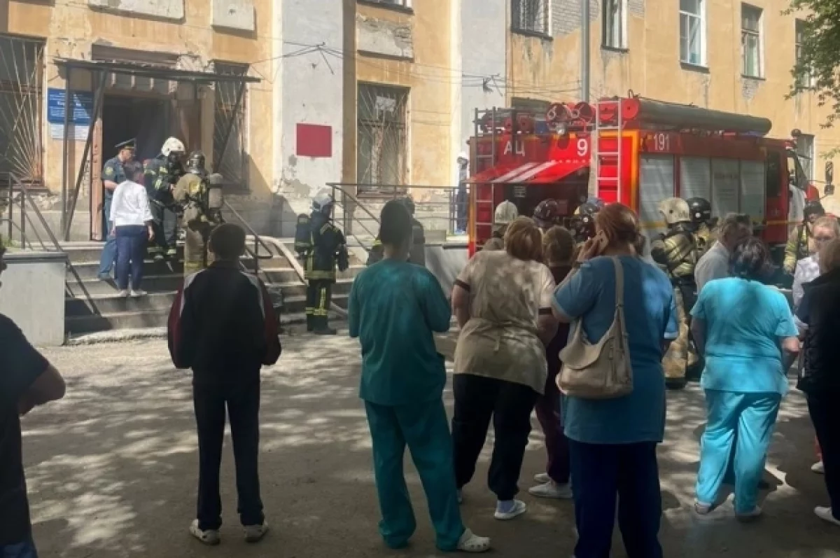 В туберкулезном диспансере Барнаула произошел пожар
