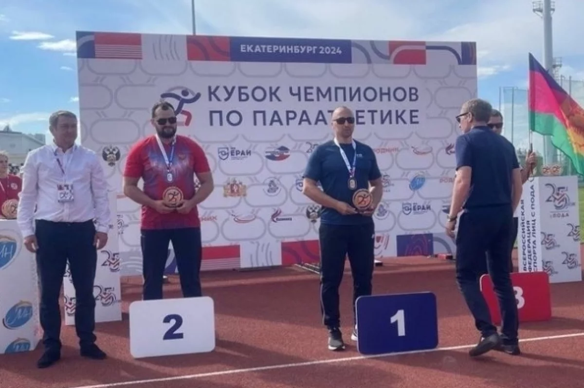 Брянец Сергей Шаталов завоевал две медали Кубка чемпионов по параатлетике