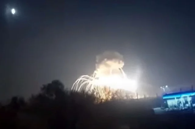 Ракетный удар по инфраструктуре Украины.