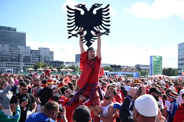 Албанские фанаты на Евро-2024