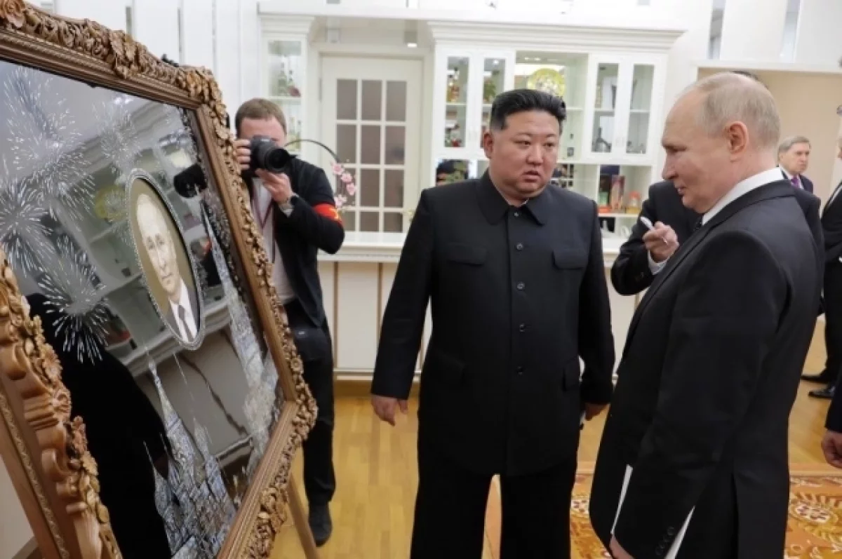 Стало известно, какие подарки Путин получил от Ким Чен Ына