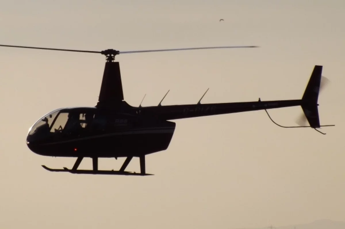 «112»: четыре человек погибли при крушении вертолета в Амурской области
