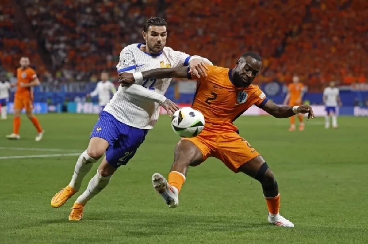 Сборная Франции сыграла вничью с командой Нидерландов в матче Евро-2024