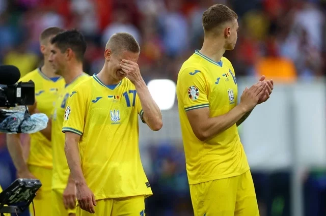Игроки Украины.