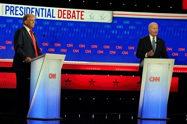 Телевизионные дебаты между Джо Байденом и Дональдом Трампом