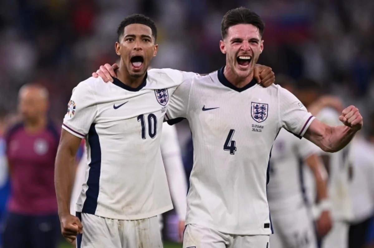 Сборная Англии обыграла команду из Словакии и вышла в 1/4 финала Евро-2024