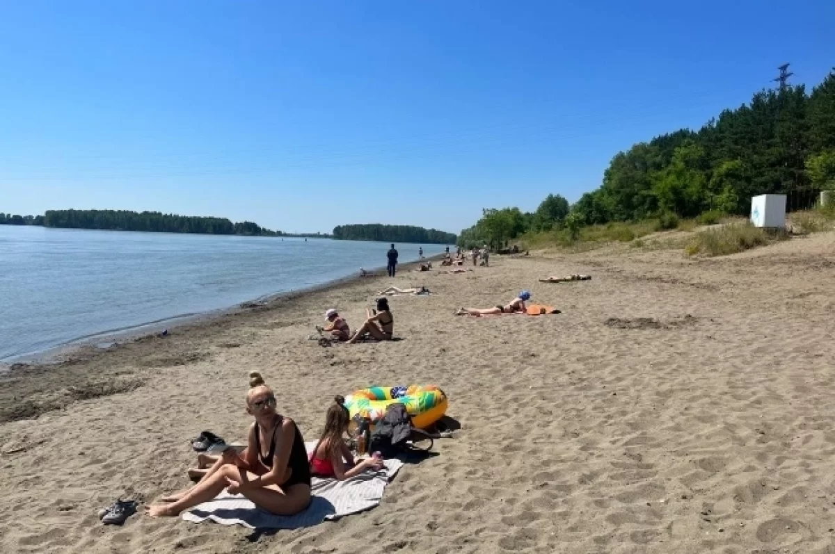 Пляжный сезон официально открыли в Бийске 1 июля