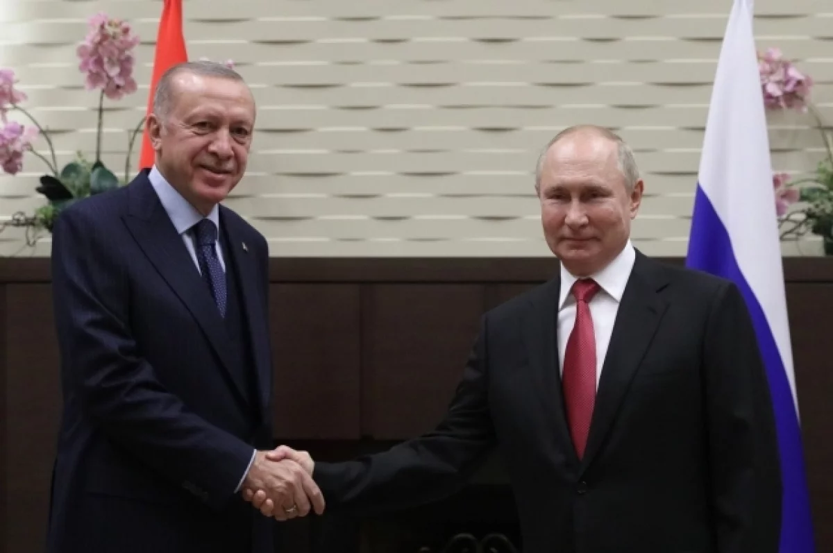 Путин на полях саммита ШОС обсудит с Эрдоганом свой визит в Турцию