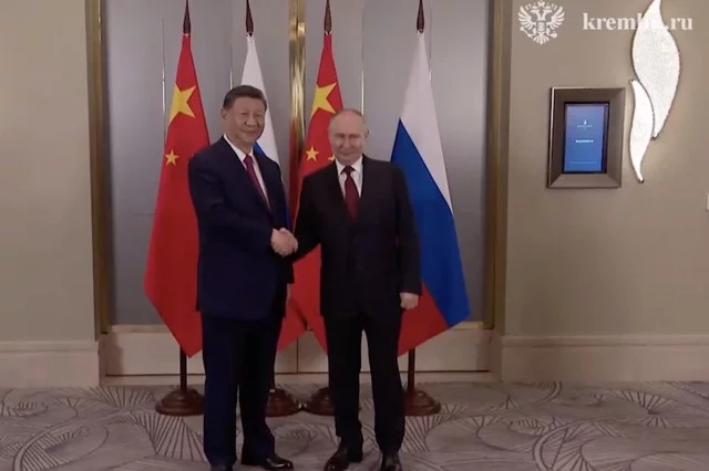 Си Цзиньпин и Владимир Путин.