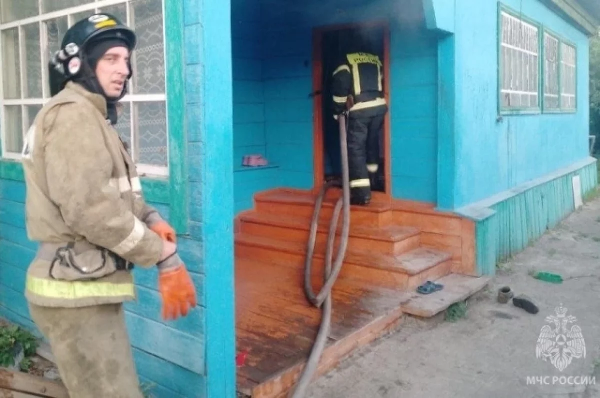 На Алтае небольшой пожар унёс жизни двух человек