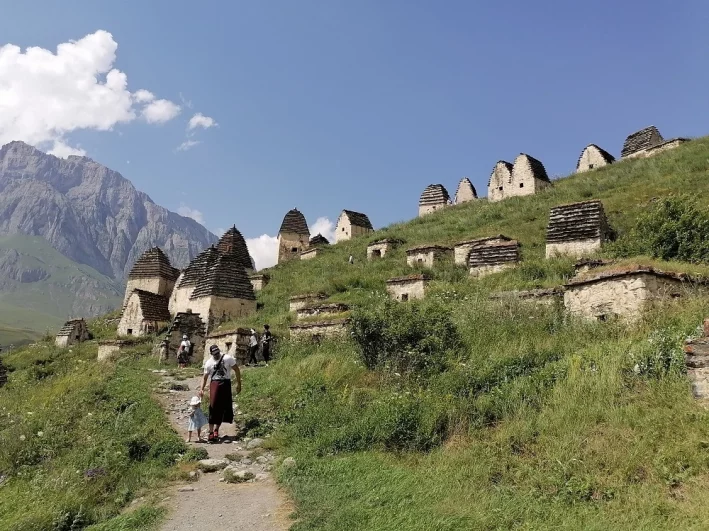 Даргавс, Город мёртвых