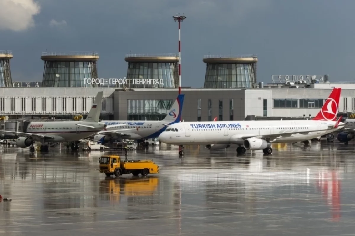В Петербурге аэропорт «Пулково» остановил отправку рейсов