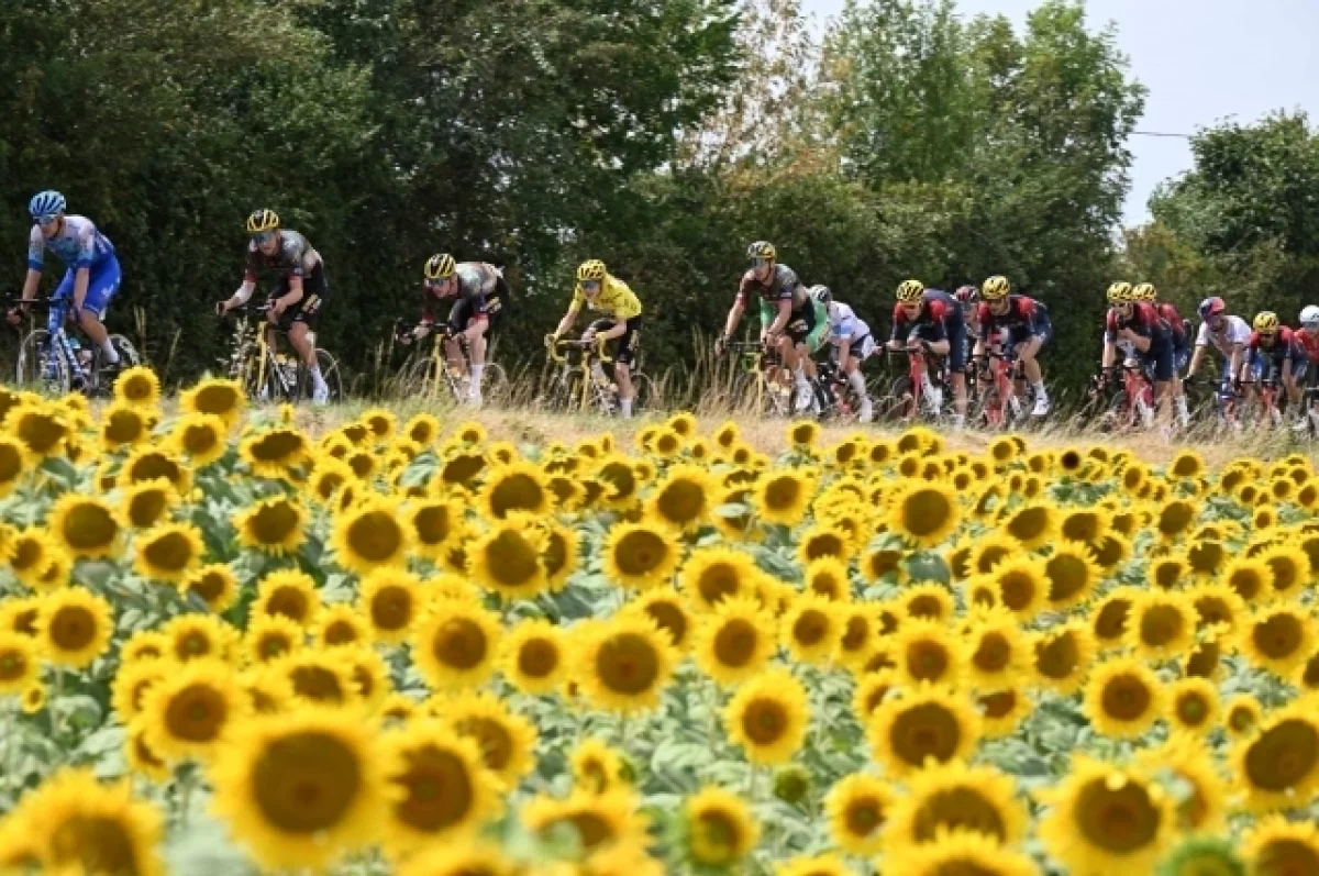 Велогонщика Бернара на «Тур де Франс» оштрафовали за поцелуй жены