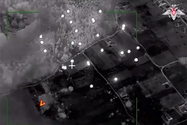 Уничтожение колонны военной техники ВСУ в Сумской области