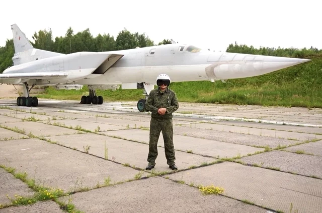 Стратегический бомбардировщик Ту-22М3 ВКС России.