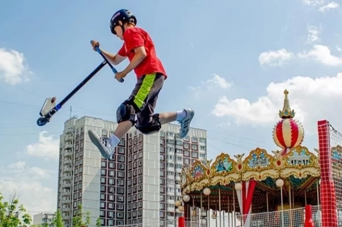 В шести скейт-парках «Московских сезонов» проходят бесплатные тренировки