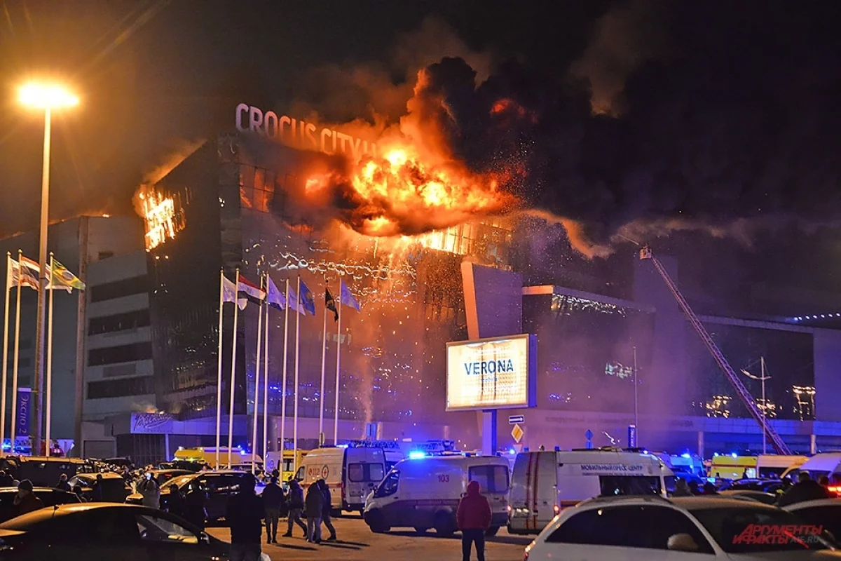 В МЧС раскрыли, что использовали террористы при поджоге «Крокус Сити Холла»