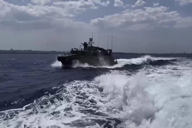 Учения Черноморского флота по борьбе с подводными диверсантами