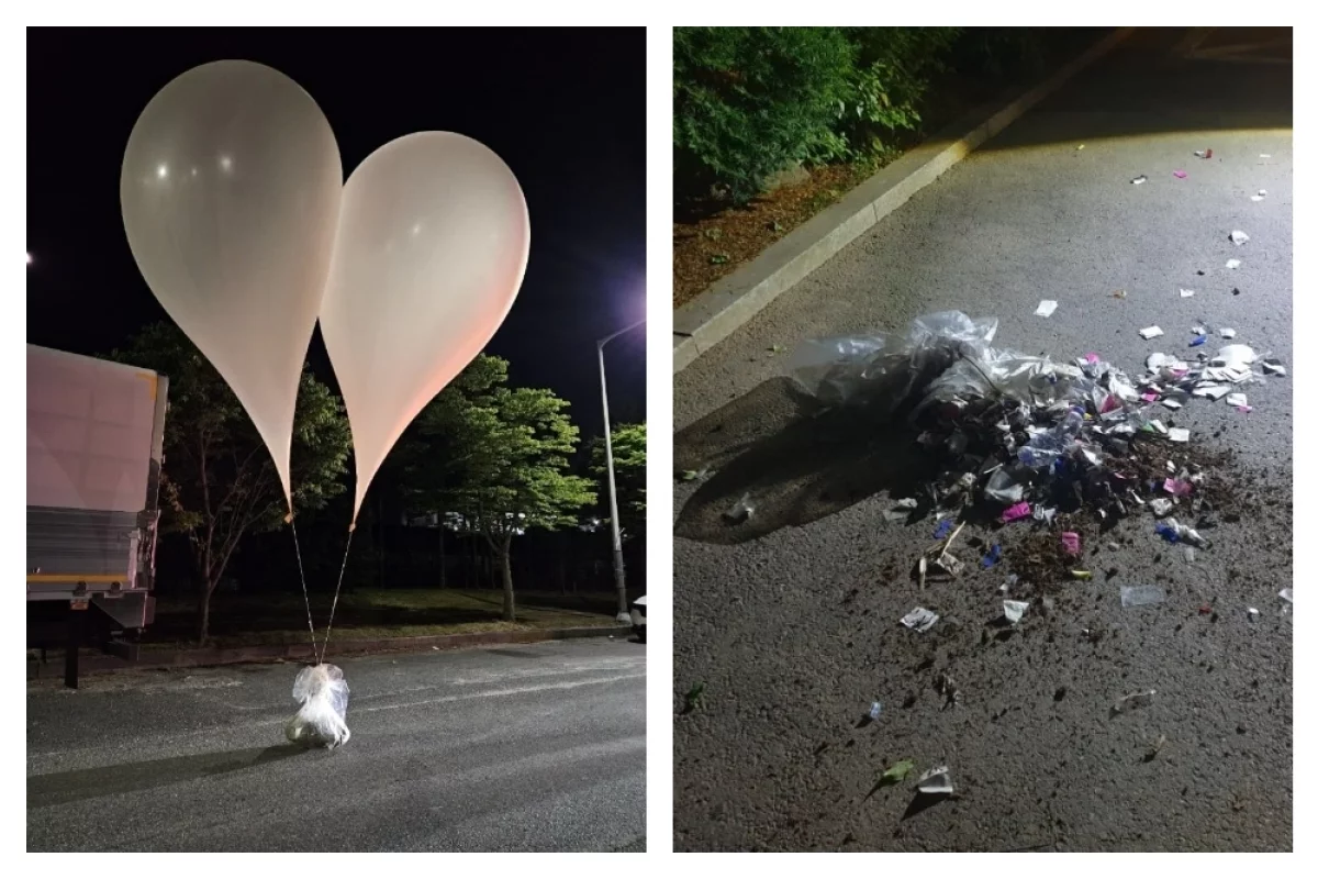 «Ренхап»: КНДР запустила шары с мусором в сторону Южной Кореи