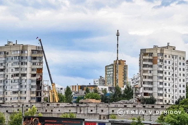 Так выглядит сейчас дом, пострадавший от вражеского удара 12 мая.