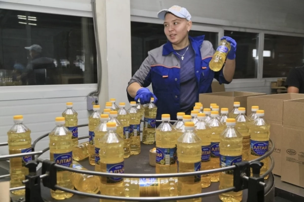 На новом заводе по производству масла на Алтае создадут 400 рабочих мест