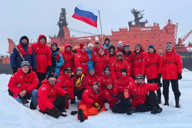 Новый мировой рекорд Фёдора Конюхова на Северном полюсе