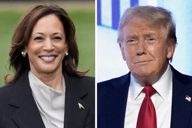 Kamala Harris, Donald Trump.