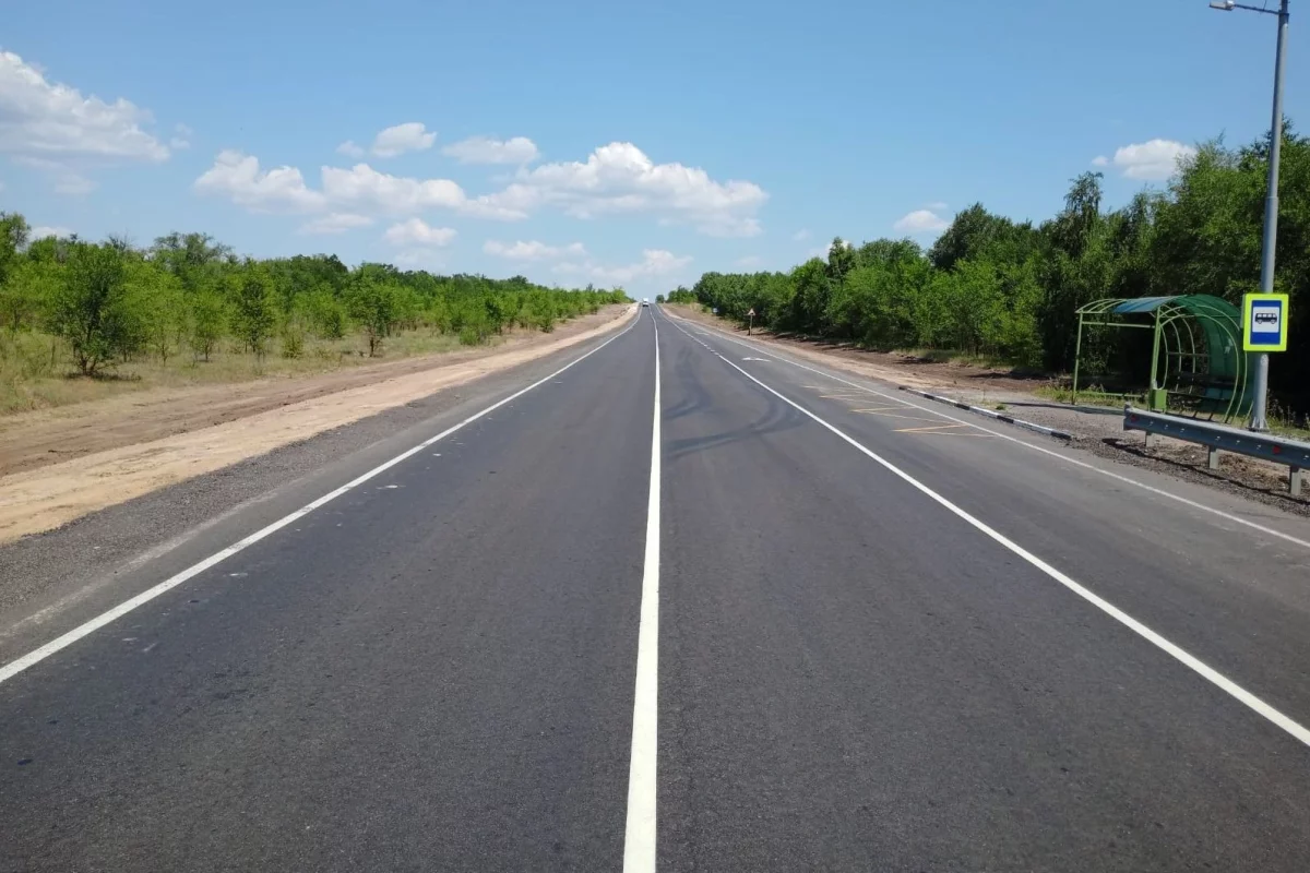 Ремонт дороги в Верхнедонском районе Ростовской области завершили досрочно